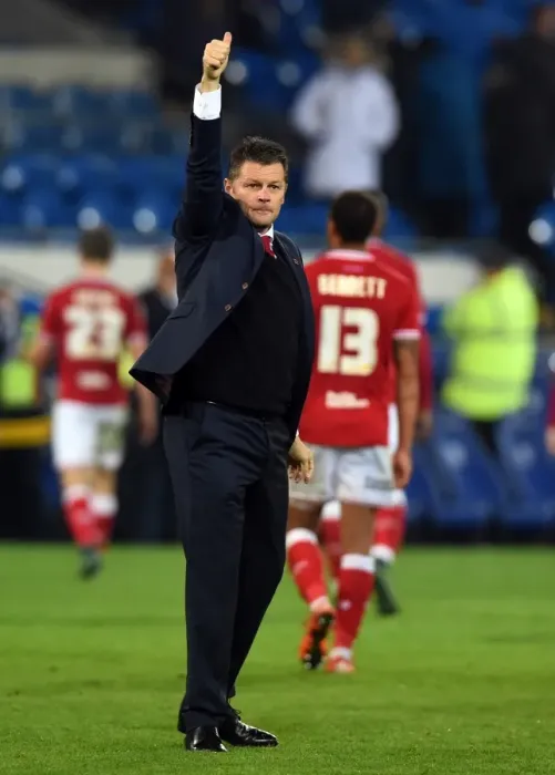 Framed Print : Steve Cotterill Leads Bristol City at Cardiff City Stadium (October 2015) Framed Print : Steve Cotterill Leads Bristol City at Cardiff City Stadium (October 2015)