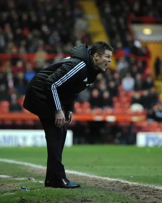 Framed Print : Steve Cotterill Leads Bristol City Against Carlisle United, 2014 Framed Print : Steve Cotterill Leads Bristol City Against Carlisle United, 2014
