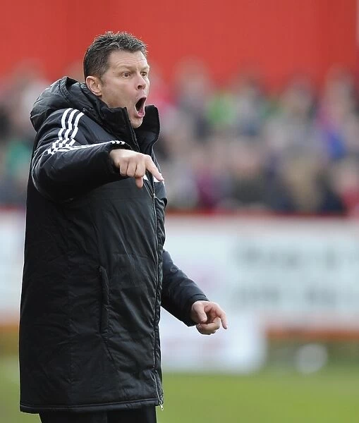 Steve Cotterill Leads Bristol City in FA Cup Match against Tamworth, 08 / 12 / 2013