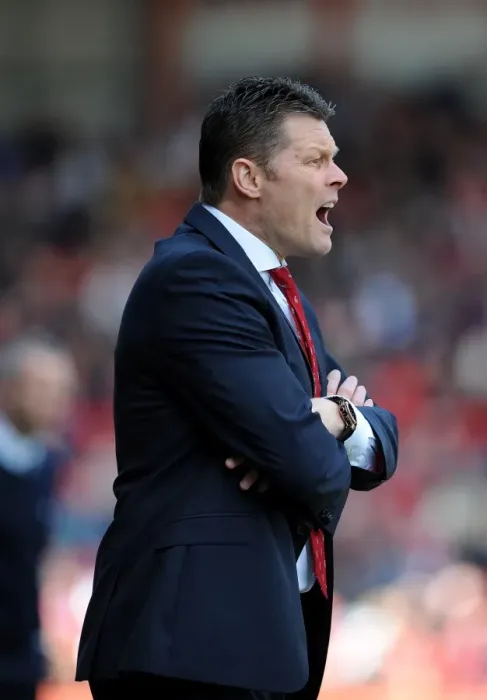 Framed Print : Steve Cotterill Leads Bristol City on the Football Field Against Notts County, 2014 Framed Print : Steve Cotterill Leads Bristol City on the Football Field Against Notts County, 2014