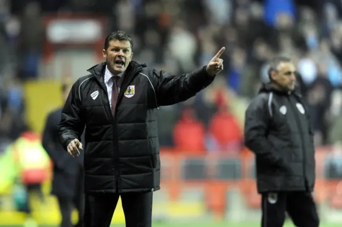 Framed Print : Steve Cotterill Leads Bristol City in Johnstones Paint Trophy Match Against Coventry City, December 2014