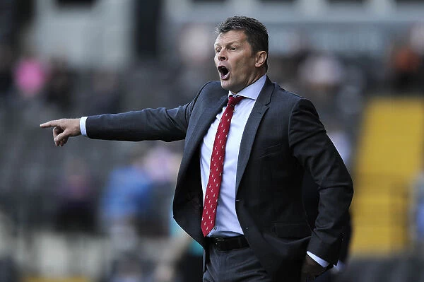 Steve Cotterill Leads Bristol City Against Notts County, Sky Bet League One (31st August 2014)