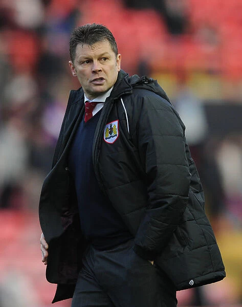Steve Cotterill Leads Bristol City Against Notts County, Sky Bet League One, 2015