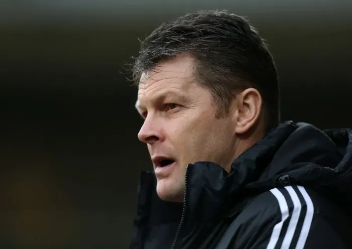 Framed Print : Steve Cotterill Leads Bristol City at Notts County, League One Football Match, December 2013