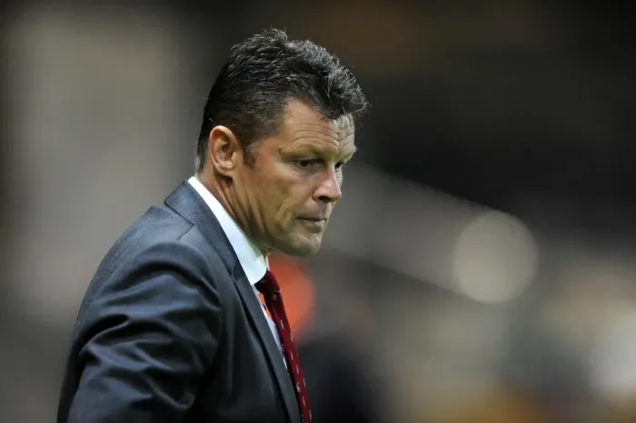 Framed Print : Steve Cotterill Leads Bristol City at Port Vale's Vale Park, Sky Bet League One, September 16, 2014