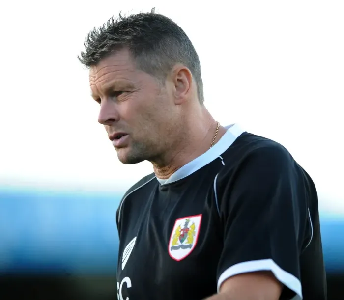 Framed Print : Steve Cotterill Leads Bristol City in Pre-Season Friendly