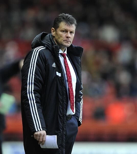 Steve Cotterill Leads Bristol City Against Rotherham United in Sky Bet League One, December 2013 - Football Action
