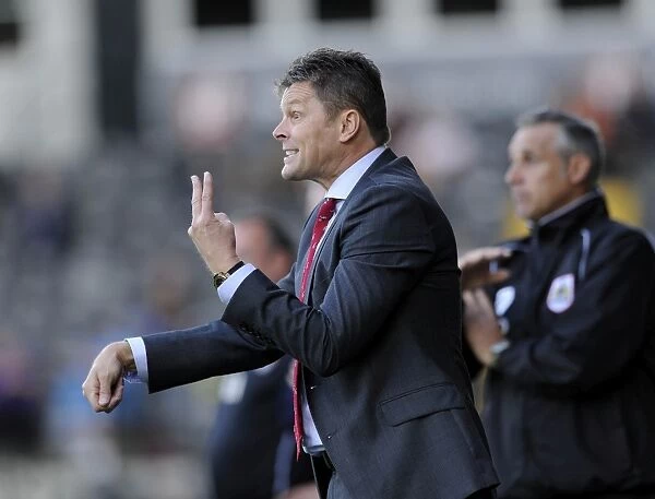 Steve Cotterill Leads Bristol City in Sky Bet League One Clash against Notts County, 2014