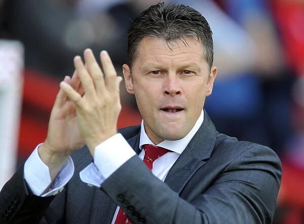 Steve Cotterill Leads Bristol City in Sky Bet League One Clash Against Scunthorpe United, September 2014