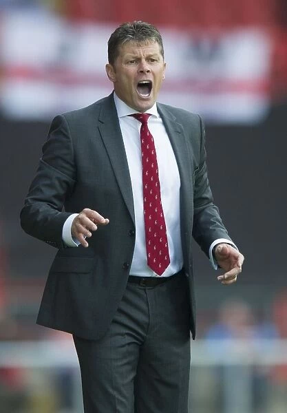Steve Cotterill Leads Bristol City in Sky Bet League One Clash Against Scunthorpe United, September 2014