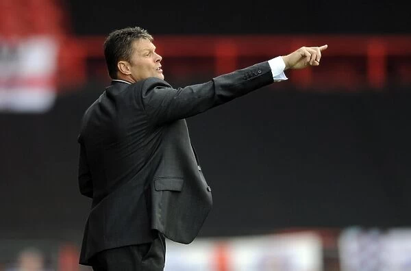 Steve Cotterill Leads Bristol City in Sky Bet League One Clash Against Scunthorpe United, 2014