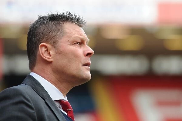 Steve Cotterill Leads Bristol City in Sky Bet League One Match Against Fleetwood Town, 2015