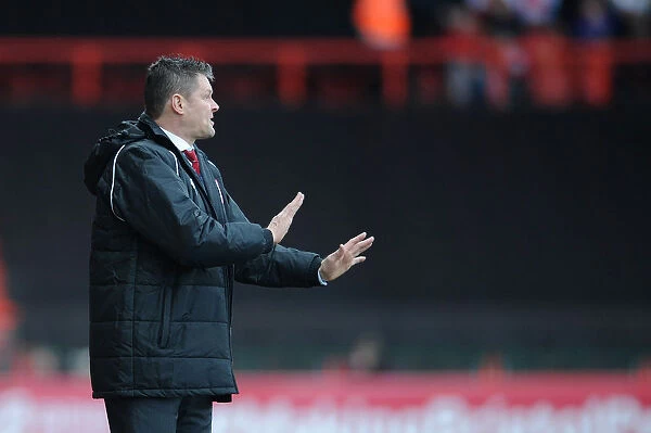 Steve Cotterill Leads Bristol City in Sky Bet League One Match Against Fleetwood Town (01 / 02 / 2015)