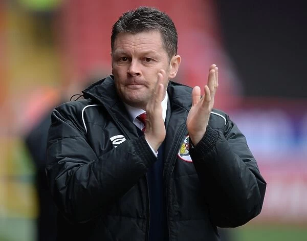 Steve Cotterill Leads Bristol City in Sky Bet League One Match Against Gillingham, March 2015