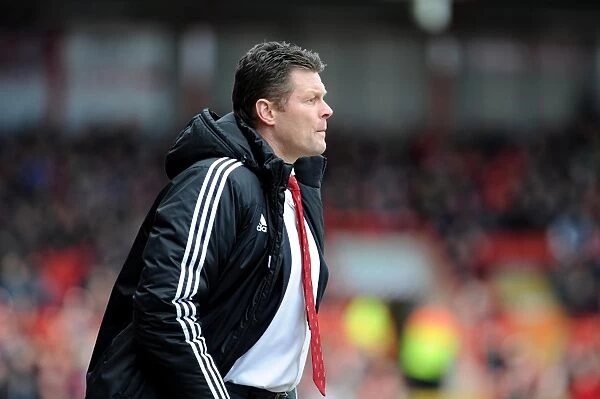 Steve Cotterill Leads Bristol City in Sky Bet League One Clash Against Tranmere Rovers, 2014