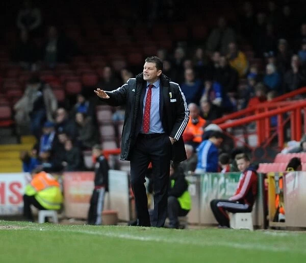 Steve Cotterill Leads Bristol City in Sky Bet League One Clash Against Gillingham, March 2014