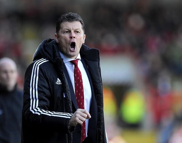 Steve Cotterill Leads Bristol City in Sky Bet League One Clash Against Swindon Town, March 2014