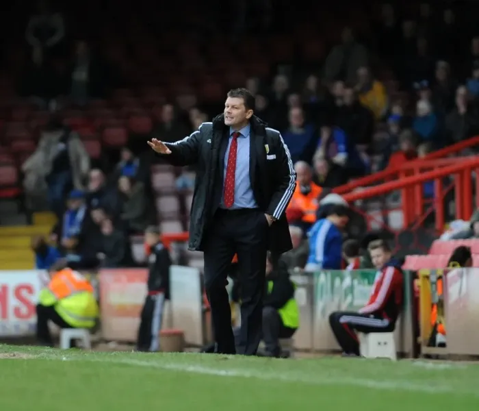 Framed Print : Steve Cotterill Leads Bristol City in Sky Bet League One Clash Against Gillingham, March 2014 Framed Print : Steve Cotterill Leads Bristol City in Sky Bet League One Clash Against Gillingham, March 2014