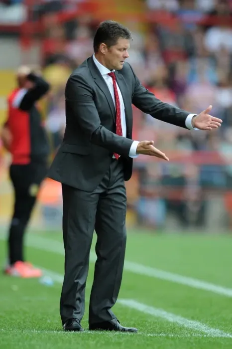 Framed Print : Steve Cotterill Leads Bristol City in Sky Bet League One Clash Against MK Dons Framed Print : Steve Cotterill Leads Bristol City in Sky Bet League One Clash Against MK Dons