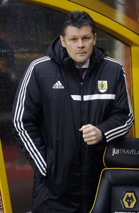 Framed Print : Steve Cotterill Leads Bristol City in Sky Bet League One Clash at Molineux Against Wolverhampton Wanderers, 2014
