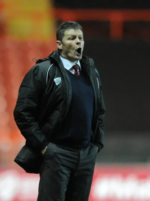 Framed Print : Steve Cotterill Leads Bristol City in Sky Bet League One Clash Against Port Vale, February 10, 2015