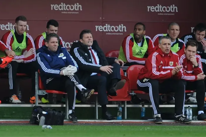 Framed Print : Steve Cotterill Leads Bristol City in Sky Bet League One Clash at Rotherham United
