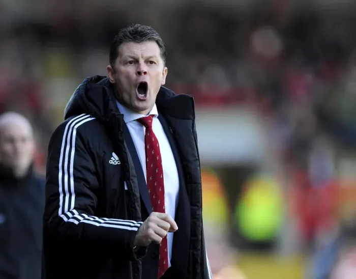 Framed Print : Steve Cotterill Leads Bristol City in Sky Bet League One Clash Against Swindon Town, March 2014 Framed Print : Steve Cotterill Leads Bristol City in Sky Bet League One Clash Against Swindon Town, March 2014