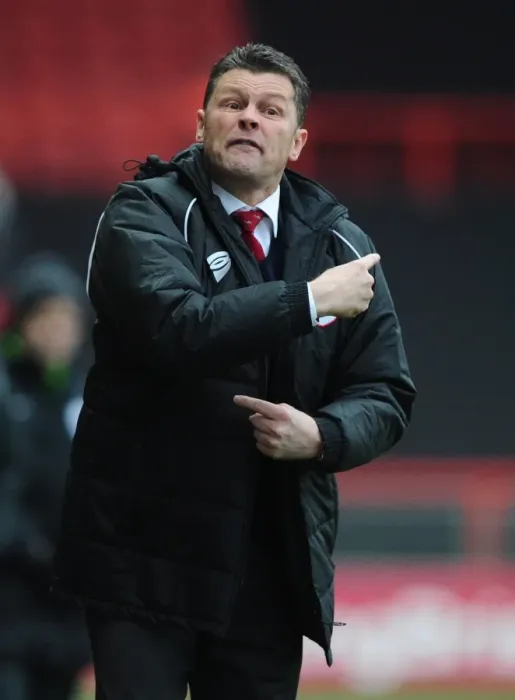 Framed Print : Steve Cotterill Leads Bristol City in Sky Bet League One Match Against Gillingham, March 14, 2015
