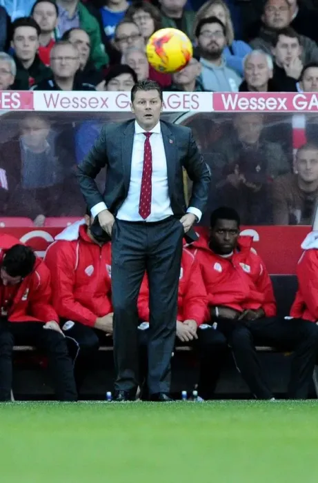 Framed Print : Steve Cotterill Leads Bristol City in Sky Bet League One Match Against Oldham Athletic, November 2014 Framed Print : Steve Cotterill Leads Bristol City in Sky Bet League One Match Against Oldham Athletic, November 2014