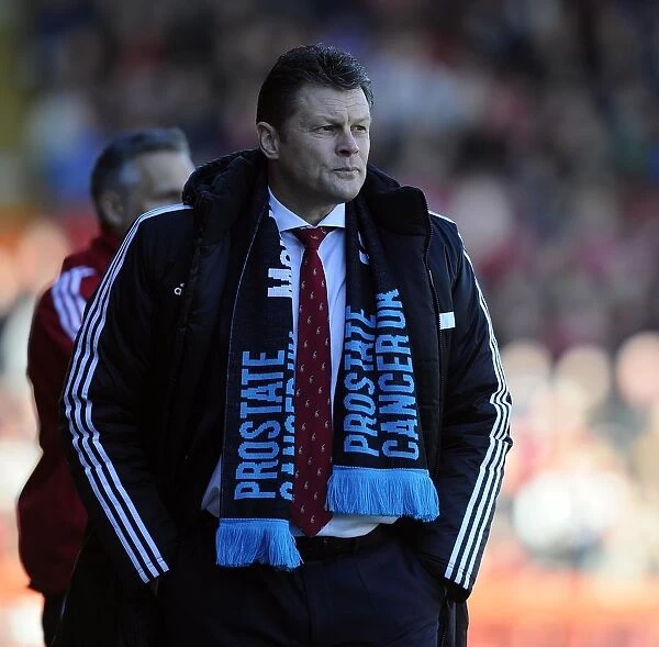 Steve Cotterill Leads Bristol City Against Swindon Town in Sky Bet League One, March 2014 - Football Manager at Ashton Gate