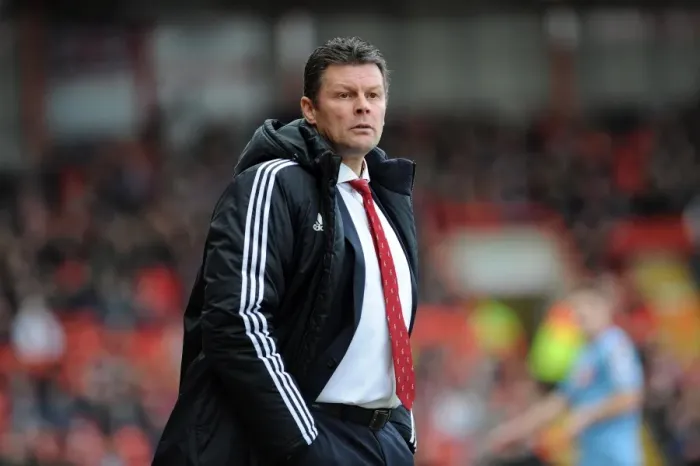 Framed Print : Steve Cotterill Leads Bristol City Against Tranmere Rovers in Sky Bet League One, 2014 - Football Match Image (Bristol City v Tranmere Rovers)