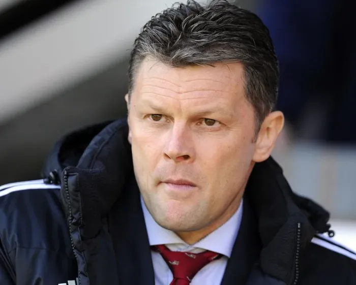 Framed Print : Steve Cotterill Leads Bristol City at Walsall, League One Clash (April 2014)