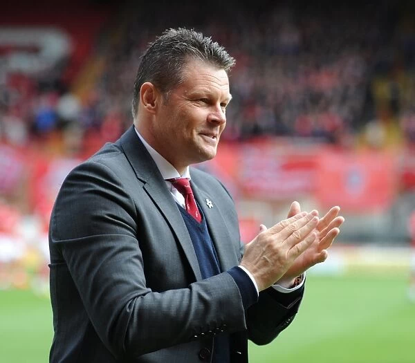 Steve Cotterill Leads Bristol City Against Walsall at Ashton Gate, Sky Bet League One (May 2015)