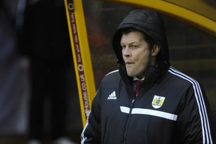Framed Print : Steve Cotterill Leads Bristol City Against Wolverhampton Wanderers in Sky Bet League One Clash (January 2014)