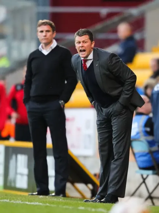 Framed Print : Steve Cotterill and Promotion-Bound Bristol City Celebrate Victory over Bradford City in League One Decider Framed Print : Steve Cotterill and Promotion-Bound Bristol City Celebrate Victory over Bradford City in League One Decider