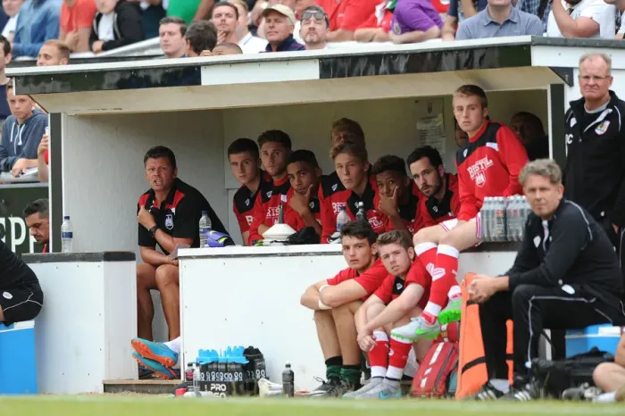 Framed Print : Steve Cotterill Shouts Instructions from the Sideline: Bath City vs. Bristol City, 2015 Framed Print : Steve Cotterill Shouts Instructions from the Sideline: Bath City vs. Bristol City, 2015