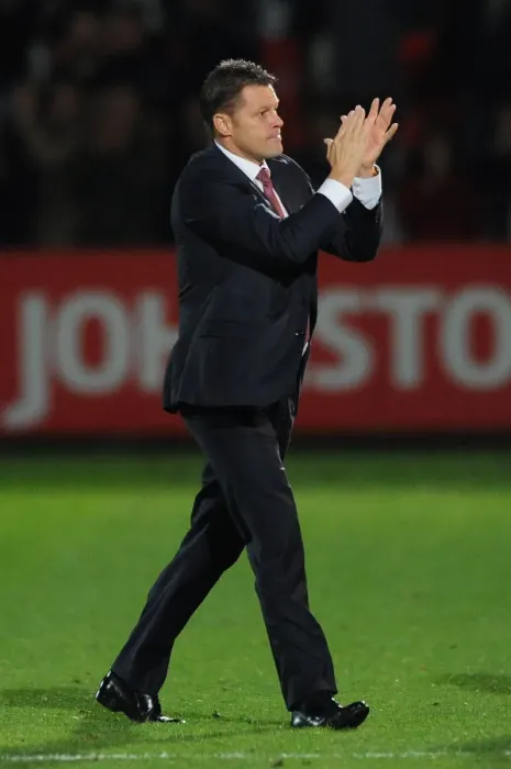 Framed Print : Steve Cotterill Unites Fans: Cheltenham Town vs. Bristol City, 08-10-2014 Framed Print : Steve Cotterill Unites Fans: Cheltenham Town vs. Bristol City, 08-10-2014