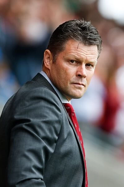Steve Cotterill Watches as Fleetwood Town Takes on Bristol City, Sky Bet League 1, 2014