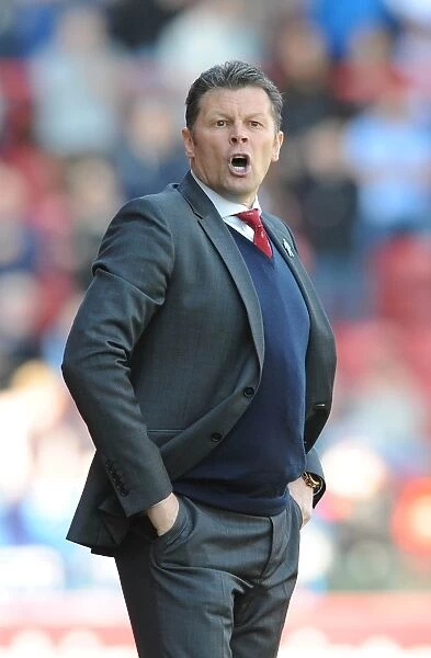 Steve Cotterill's Exultant Moment: Bristol City's Sky Bet League One Victory over Coventry City (18 / 04 / 2015)
