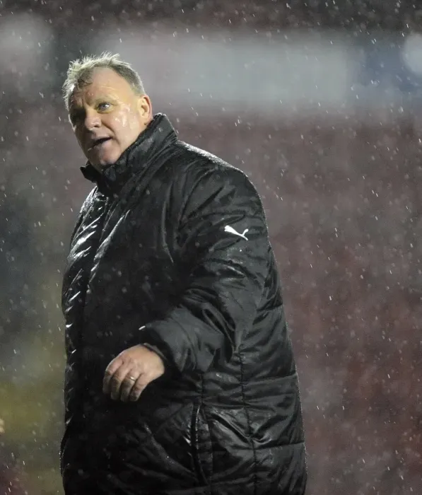 Framed Print : Steve Evans and Rotherham United Face Off Against Bristol City in Sky Bet League One (December 2013)