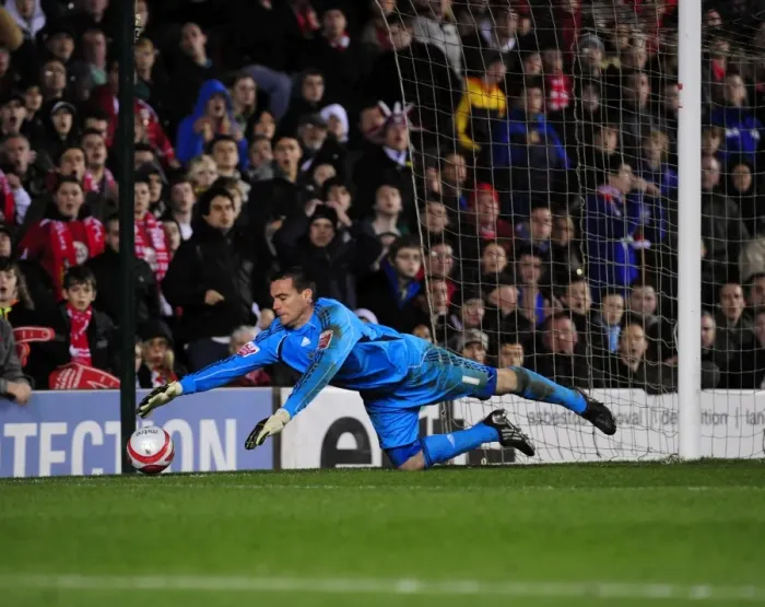 Framed Print : Steve Harper's Heroics: Saving Newcastle United in the 2010 Championship Battle at Ashton Gate Framed Print : Steve Harper's Heroics: Saving Newcastle United in the 2010 Championship Battle at Ashton Gate