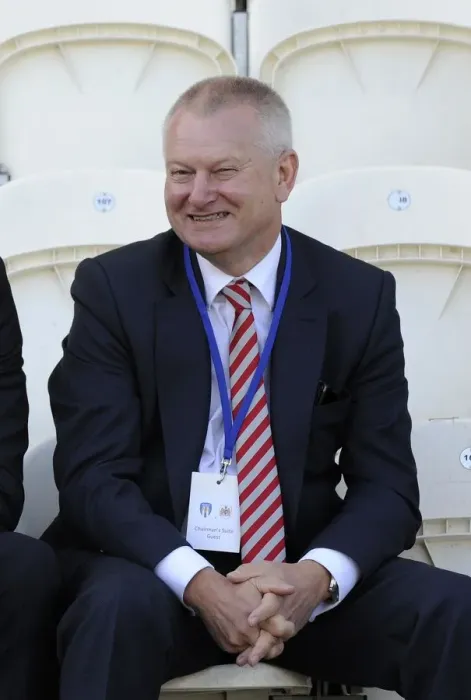 Framed Print : Steve Lansdown, Majority Shareholder of Bristol City, Watches Colchester United vs. Bristol City Match, March 2014 Framed Print : Steve Lansdown, Majority Shareholder of Bristol City, Watches Colchester United vs. Bristol City Match, March 2014