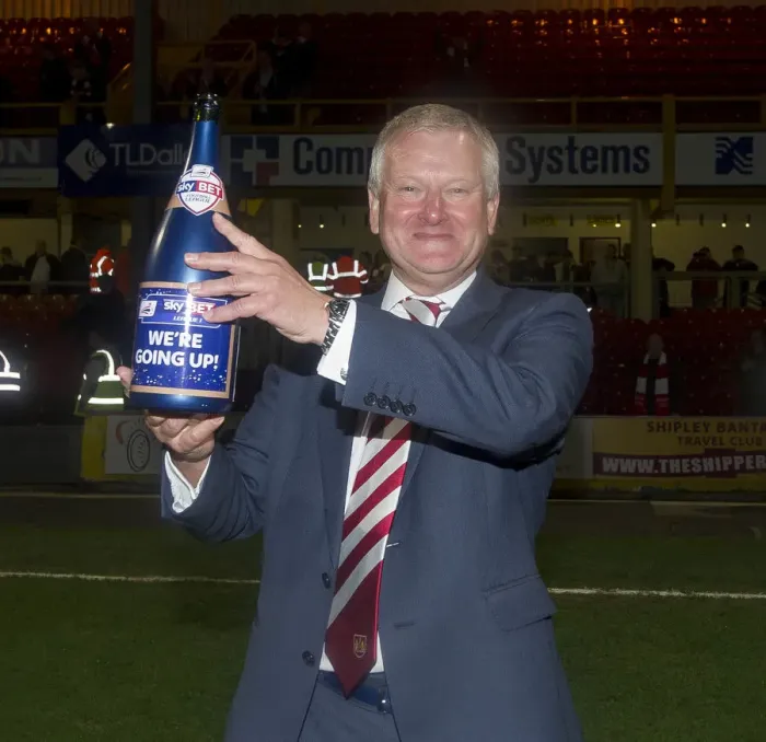 Framed Print : Steve Lansdown's Promotion Euphoria: Celebrating Bradford City's Defeat and Bristol City's Sky Bet Championship Promotion (2015) Framed Print : Steve Lansdown's Promotion Euphoria: Celebrating Bradford City's Defeat and Bristol City's Sky Bet Championship Promotion (2015)