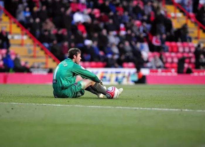 Framed Print : Steve Simonsen Saves for Sheffield United in Championship Clash vs. Bristol City, 2010 Framed Print : Steve Simonsen Saves for Sheffield United in Championship Clash vs. Bristol City, 2010