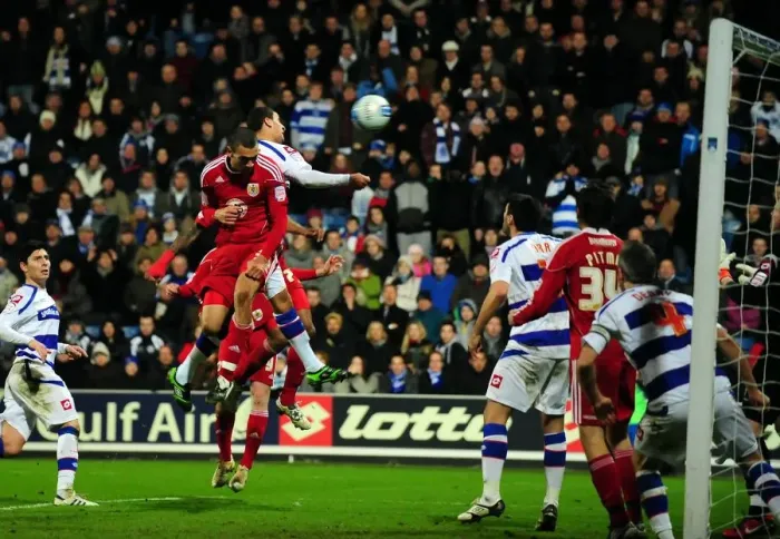 Framed Print : Steven Caulker Scores Dramatic Equalizer: QPR vs. Bristol City, Championship (03 / 01 / 2011) Framed Print : Steven Caulker Scores Dramatic Equalizer: QPR vs. Bristol City, Championship (03 / 01 / 2011)