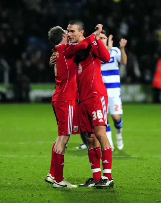 Framed Print : Steven Caulker's Championship-Winning Moment: Celebrating with Bristol City at QPR