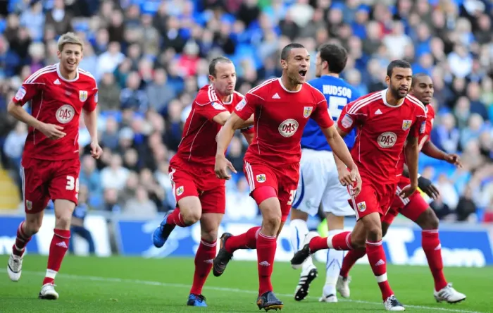 Framed Print : Steven Caulker's Goal: Bristol City Takes 1-0 Lead Over Cardiff City, Npower Championship 2010 Framed Print : Steven Caulker's Goal: Bristol City Takes 1-0 Lead Over Cardiff City, Npower Championship 2010