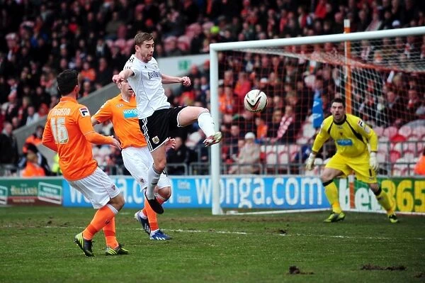 Steven Davies Goal Attempt vs Blackpool, Npower Championship 2013