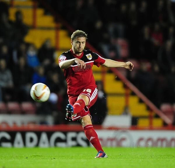 Steven Davies Goes for Glory: A Moment from the Bristol City vs. Millwall Championship Clash