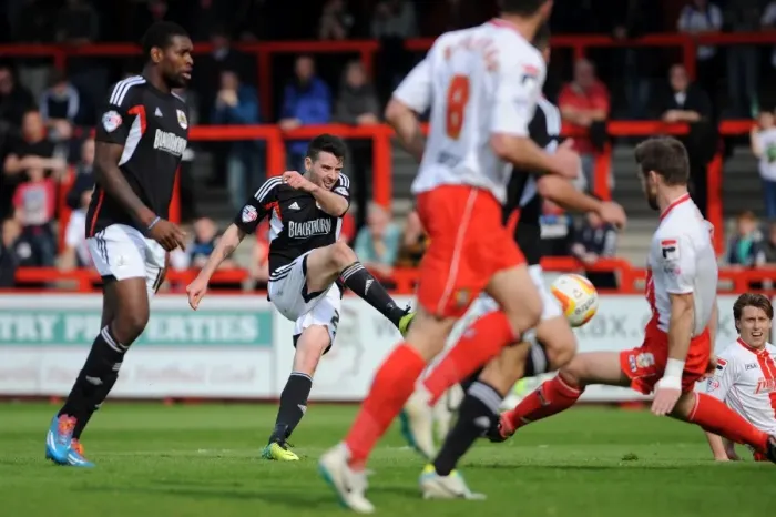 Framed Print : Stevenage vs. Bristol City: Clash in Sky Bet League One (April 2014) Framed Print : Stevenage vs. Bristol City: Clash in Sky Bet League One (April 2014)